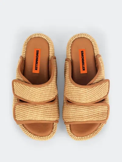 Simon Miller Cro Platform Slide Sandal In Neutrals