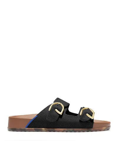 Rothys The Buckle Slide In Black/neutral