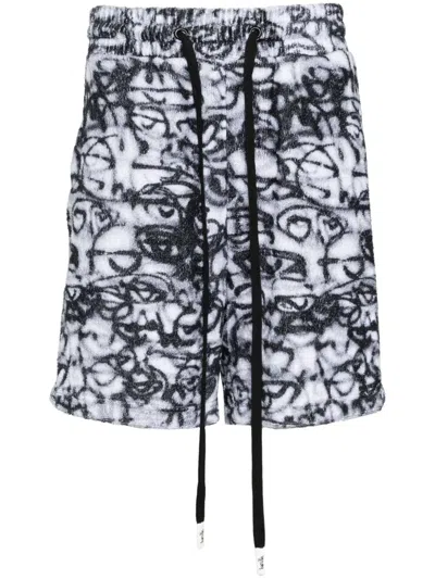 Haculla Shorts Mit Grafischem Print In Weiss