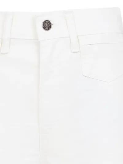 Tom Ford High-waisted Flared Pants With Classic Five-pocket Design In White