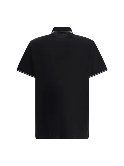 Stone Island Short Sleeve Slim Polo In Blue