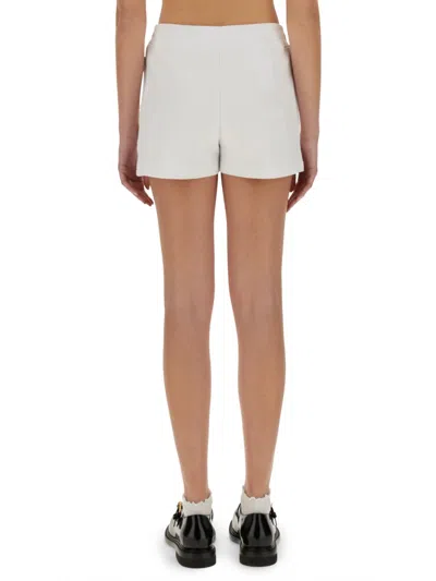 Moschino Couture Teddy Bear Shorts In White