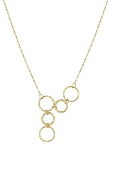 Bony Levy 14k Gold Textured Ring Pendant Necklace In 14k Yellow Gold