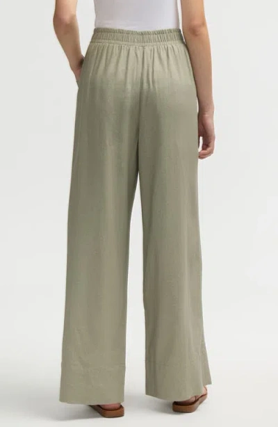 Nvlt Wide Leg Pants In Sage