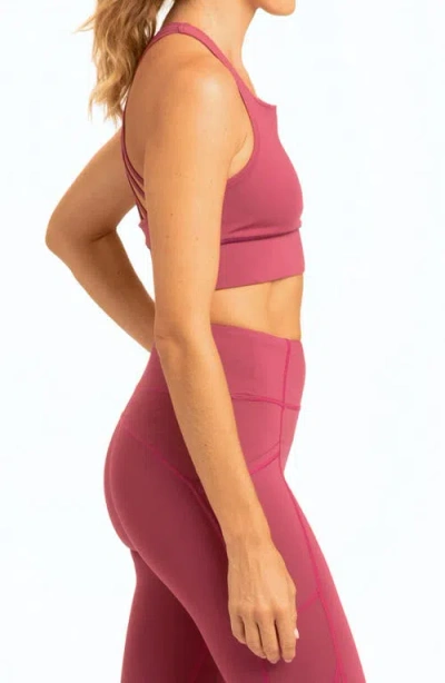 Threads 4 Thought Malana T-back Sports Bra In Nightshade