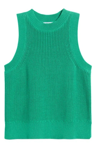 525 Demi Cotton Sweater Vest In Ivy Green
