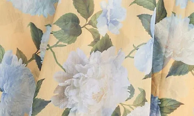Sachin & Babi Kate Gown In Sun And Sea Peonies In Multi
