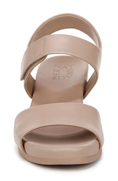 Naturalizer Women's Imani Open Round Toe Wedge Sandals In Vintage Mauve