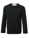 Comme Des Garçons Play Comme Des Garcons Play Black Heart Patch Long Sleeve T-shirt