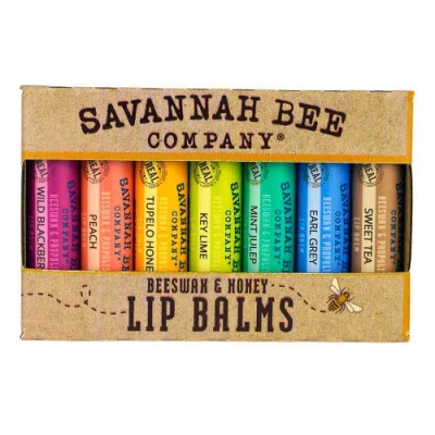 Savannah Bee Company Beeswax And Honey Lip Balms