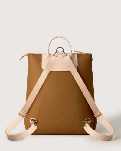 Graf & Lantz Graf Lantz Bedford Merino Wool Backpack In Honey