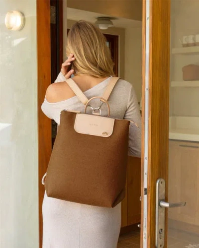 Graf & Lantz Graf Lantz Bedford Merino Wool Backpack In Honey