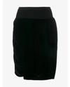 RICK OWENS Cotton Blend Velvet Knee-Length Shorts