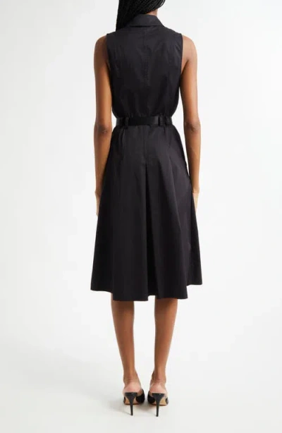 L'agence Kylo Poplin Shirt Dress In Black