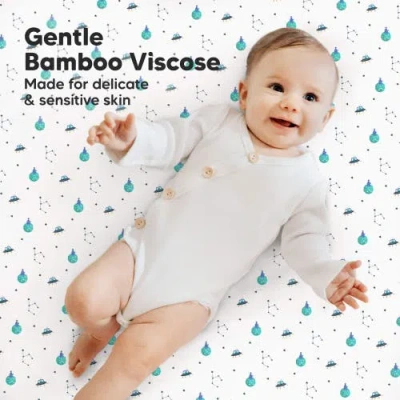 Keababies Isla Fitted Mini Crib Sheets In Space Quest