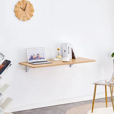 Streamdale Furniture Streamdale Wall-mount Folding Utility Table Space-saving Solution