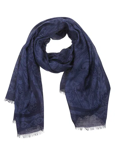Etro Scarf In Blue