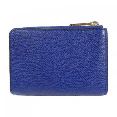 Pre-owned Valextra Keycase () In Blue