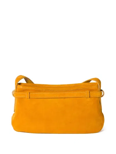 Miu Miu Orange Aventure Shoulder Bag In Yellow
