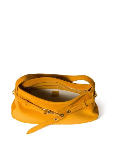Miu Miu Orange Aventure Shoulder Bag In Yellow
