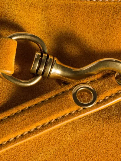 Miu Miu Orange Aventure Shoulder Bag In Yellow