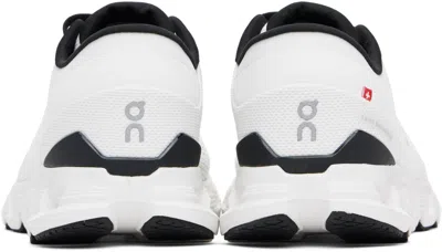 On Cloud X 4 Rubber-trimmed Mesh Running Sneakers In White