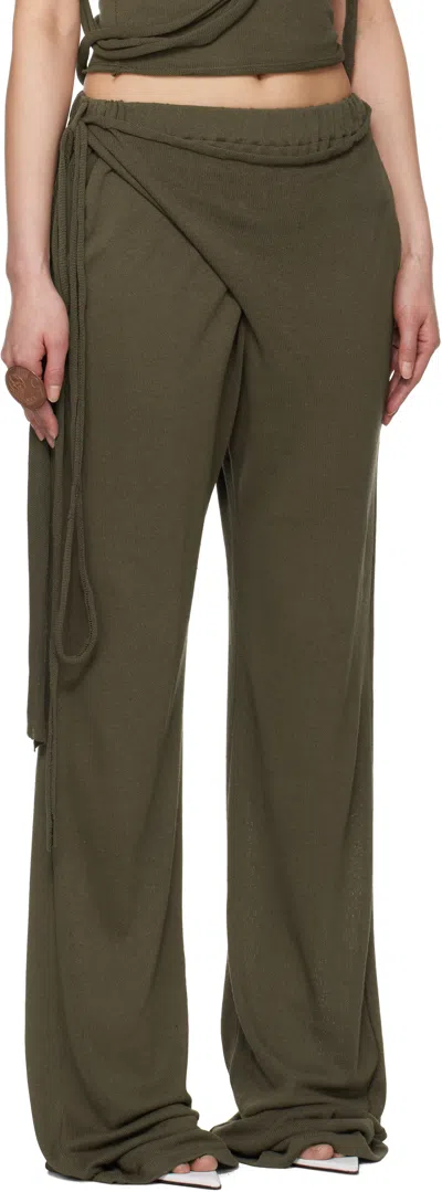 Ottolinger Deconstructed-design Trousers In Green