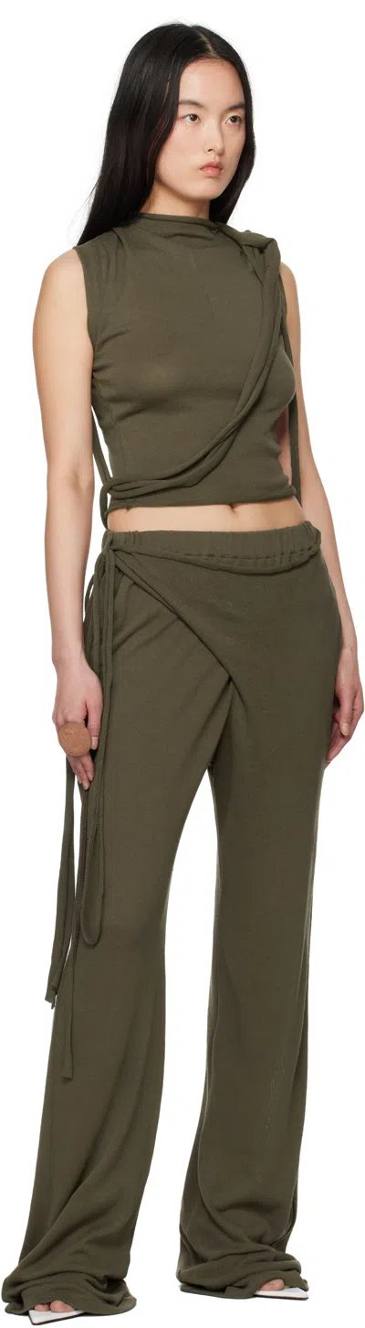 Ottolinger Deconstructed-design Trousers In Green
