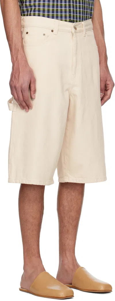 Apc A.p.c. 'westland' Bermuda Shorts In Aad Ecru
