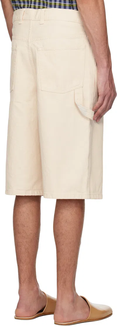 Apc A.p.c. 'westland' Bermuda Shorts In Aad Ecru