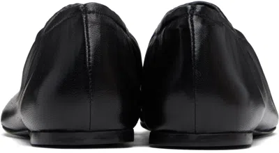 A.p.c. Black Swan Slip-on Ballerina Flats In Lzz Black
