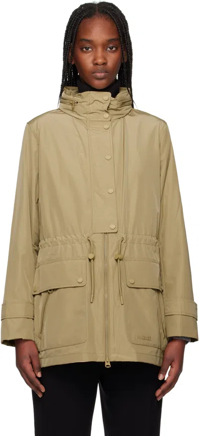Mackage Keryn Mid-length Rain Jacket In C0274 Light Camel