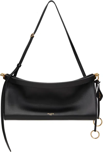 Alaïa Alaia Goatleather Shoulder Bag In Black