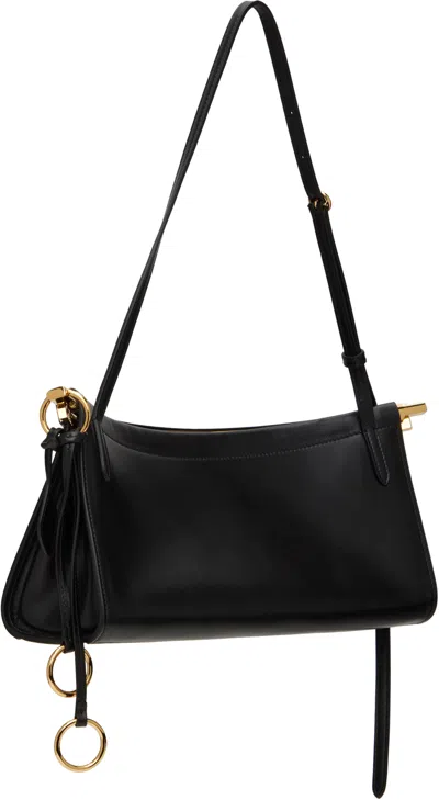 Alaïa Alaia Goatleather Shoulder Bag In Black