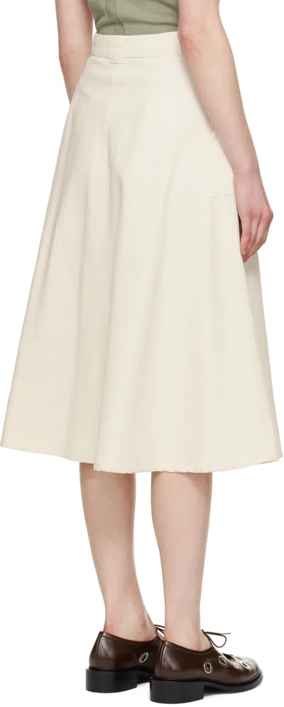 Apc A. P.c. "laurie" Skirt In Aac Off White