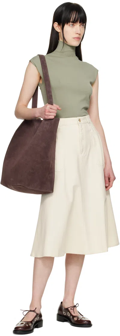 Apc A. P.c. "laurie" Skirt In Aac Off White