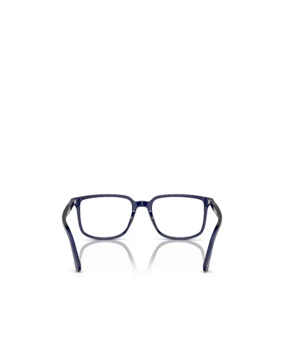 Persol Logo Flat Mirror In Blue