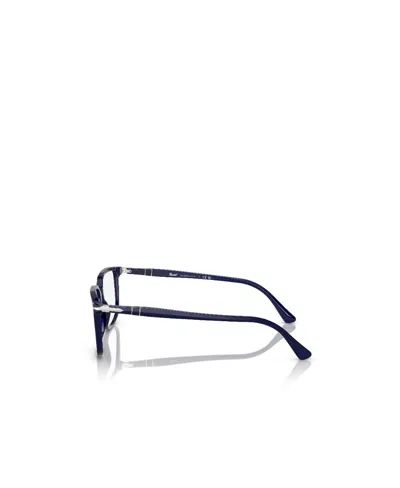 Persol Logo Flat Mirror In Blue