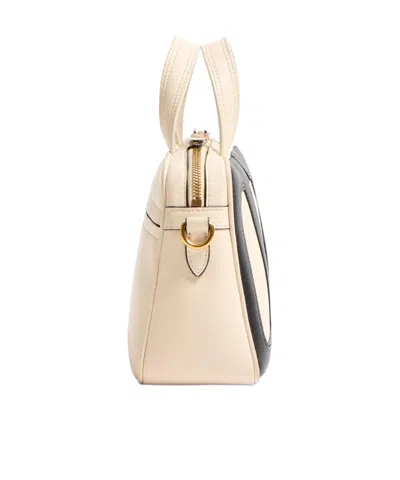 Valentino Small Nappa Leather Top Handle Bag In White