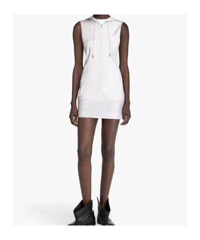 Jw Anderson J. W. Anderson Grey Sleeveless Grey Mini Dress In Heather Grey