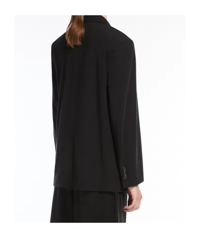 Weekend Max Mara Erik Single Breasted Blazer In Black