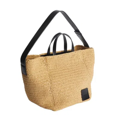 Jil Sander Utility Tote Medium In Nude