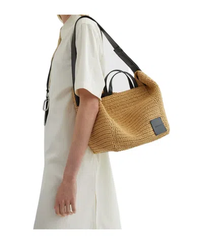 Jil Sander Utility Tote Medium In Nude