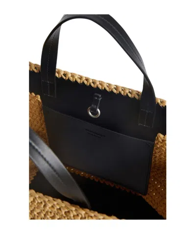 Jil Sander Utility Tote Medium In Nude