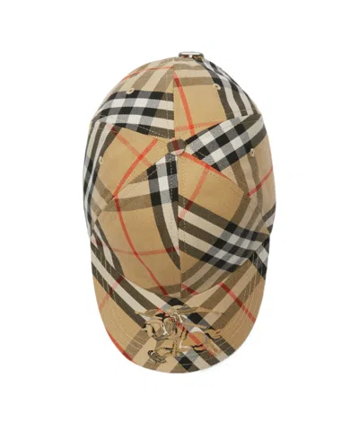 Burberry Plaid Hat In Multi