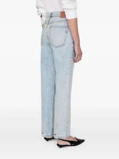 Anine Bing Avi Tee Collegiate Leopard In Grey