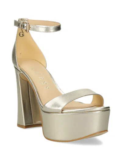 皮质高跟凉鞋（12厘米）