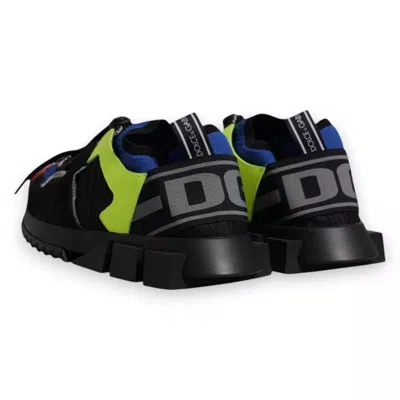 Pre-owned Dolce & Gabbana Multicolor Low Top Sorrento Sneakers Men's Shoes ()