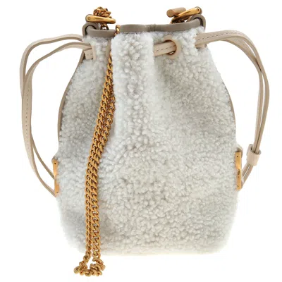 Chloé Chloe Marcie Micro Bucket Bag In Beige