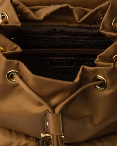 Prada Re-edition 1978 Small Re-nylon Backpack In Brandy
